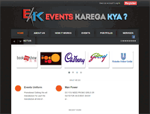 Tablet Screenshot of eventskaregakya.com